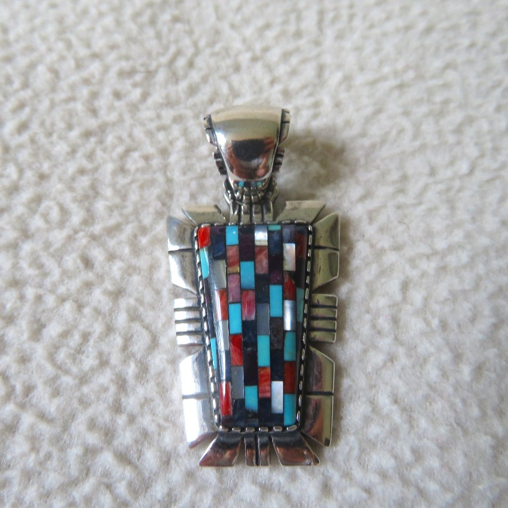 Carolyn Pollack Mosaic Western Pendant